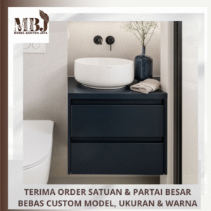 kabinet wastafel drawer meja wastafel gantung