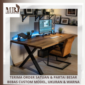 Meja Kerja, Meja Komputer, Meja Gaming, Meja Kantor 120x60x75