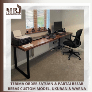 Meja Kerja, Meja Kantor, Meja Komputer 160x60x75