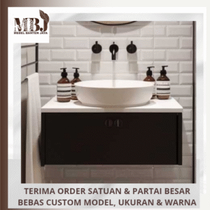 Kabinet Washtafel Gantung 2 Pintu Kupu-kupu