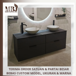 Kabinet Gantung 2 Washtafel / Washtafel Ganda