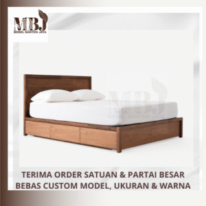 dipan laci headboard minimalis dipan tempat tidur kayu solid