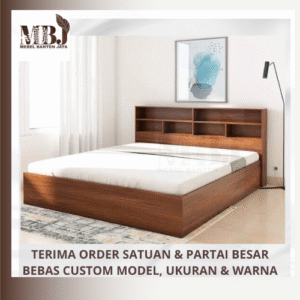 dipan tempat tidur dipan kayu headboard