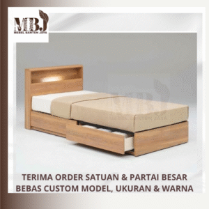 dipan kamar tidur dipan laci modern minimalis
