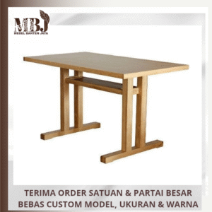 meja makan kayu