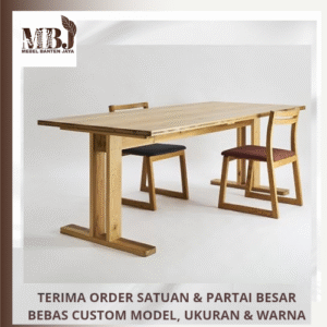 meja makan kayu