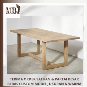 meja makan kayu
