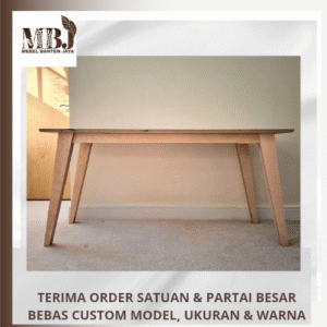 meja makan kayu