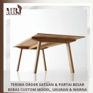 meja makan kayu