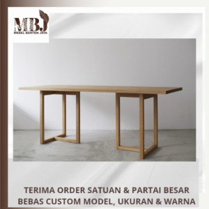 meja makan kayu